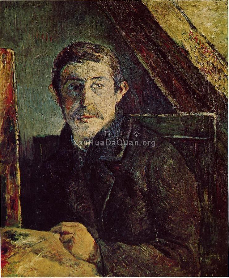 Gauguin at His Easel - 保罗·高更